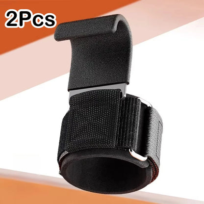 Weightlifting lifting hooks with wrist straps, gym bar straps, weightlifting hook straps, pull-up straps, powerlifting gloves