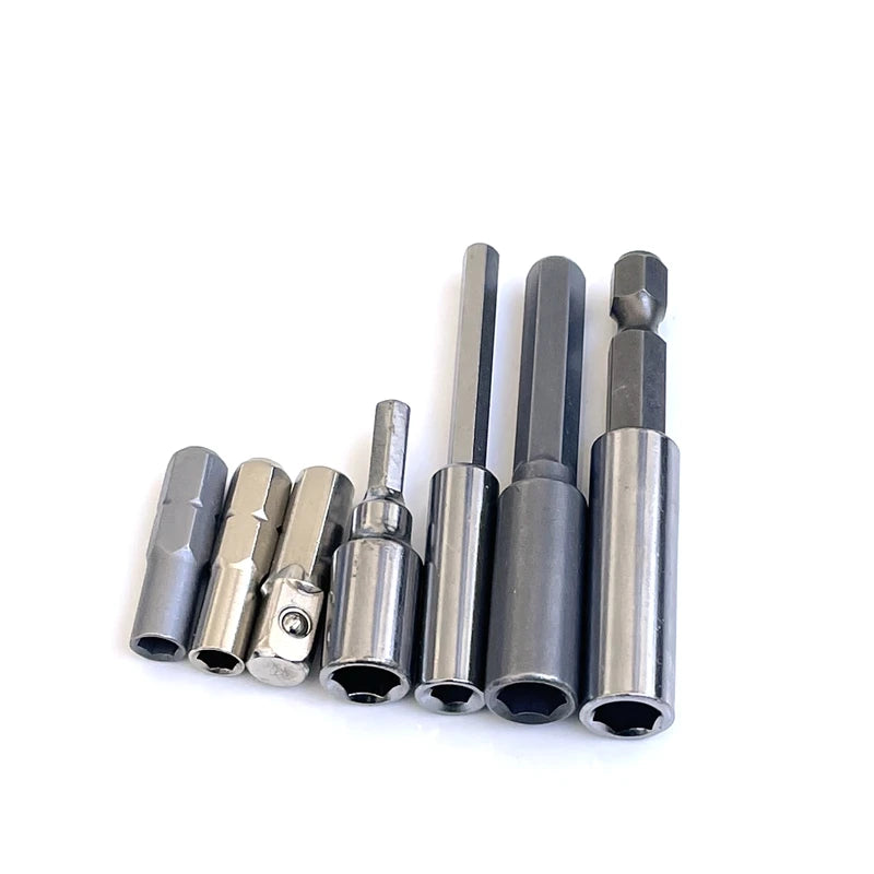 6.35mm 1/4" Micro Bit Adaptor  Insert Bit adapter to System 4mm Screwdriver Holder - Strong Magnetic