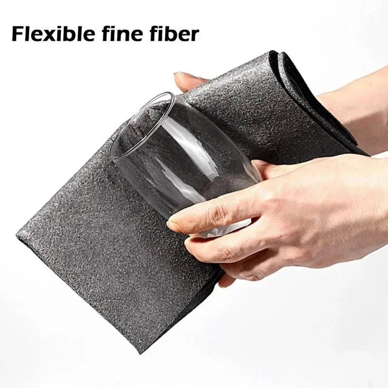 1/20PCS Magic Cleaning Cloths Reusable Microfiber Washing Rags Car Window Mirror Wipe Towels Rag Household Kitchen Clean Tools
