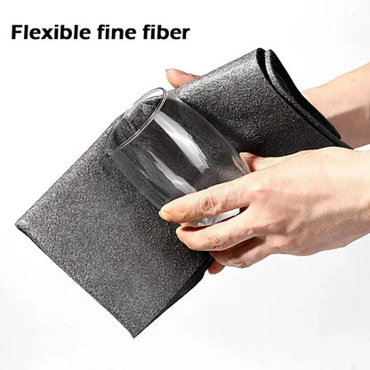 1/20PCS Magic Cleaning Cloths Reusable Microfiber Washing Rags Car Window Mirror Wipe Towels Rag Household Kitchen Clean Tools