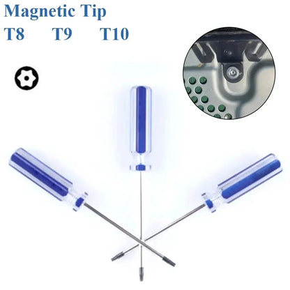 Torx Screwdriver T8 T9 T10 Screw Driver Tamperproof Hole Opening For Macbook Laptop HDD Computer Wireless Controller Repair Tool