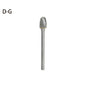 High-speed Steel Rotary Burr Carving Burr Bits Double Diamond Cut Dremel Tools for Wood Stone Carving Steel Metal Working