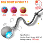 New Cat Interactive Ball Toy Automatic Rolling Ball Faux Tail Rechargeable Smart Pet Electric Toy Dog Cat Training Imitate Mouse