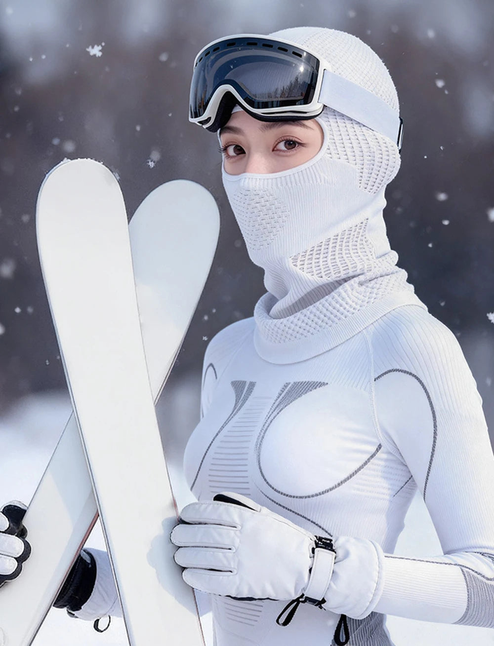 Winter Warm Balaclava Hat Unisex Elastic Breathable Cycling Full Face Mask Men Women Outdoor Sports Running Hiking Skiing Mask