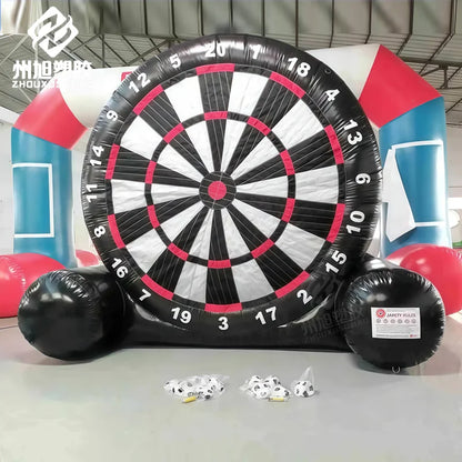 Diana de fútbol inflable personalizada hecha de tela Oxford, incluida pelota, juego al aire libre adecuado tanto para niños como adultos