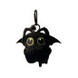 Lindo Llavero de Gato Negro de Peluche, Colgante de Dibujos Animados, Llavero Decorativo, Accesorio para Mochila, Regalo