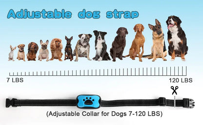 Pet Dog Anti-Barking Device USB Rechargeable Dog Training Collar Ultrasonic Stop Barking Vibration Anti-Bark Collar