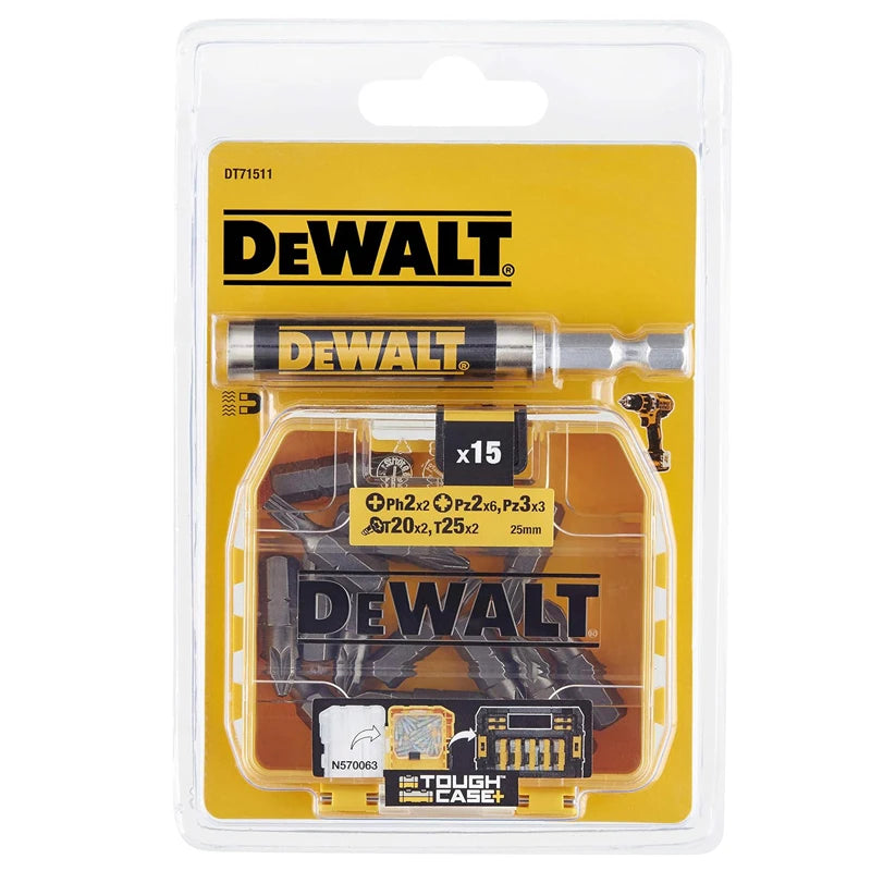 DEWALT Original DT71511 DT70522T DT70577T Impact Screwdriving Set Bit Holder Mixed Set Tool Accessories