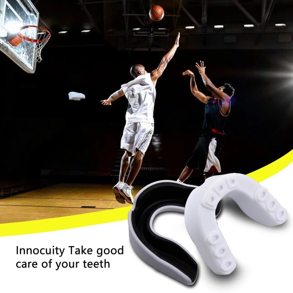 4pcs Adult Boxing Mouth Guard Boxing Gum Shield Fighting Training Tooth Protection Fit Adult Sports Mouthguard Sport Mouthguard