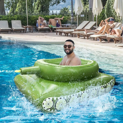 Tanque inflable de PVC, camión rociador de agua, batalla de agua, juguete rociador de agua, piscina, juego de agua, pistola de agua, fila flotante