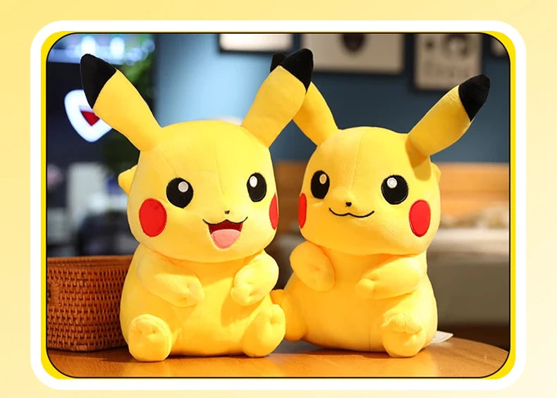 Pokemon Kawaii Pikachu lindos juguetes de peluche de alta calidad Anime tiro almohada cumpleaños regalo de Navidad para niños amigos niños niñas