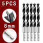 3/5/7PCS 3/4/5/6/7/8/10mm 1/4 Hexagonal Handle Three Pointed Woodworking Drill Bit Set Woodworking Hole Reaming Power Tool