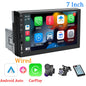 7“ Car Radio 1 Din Carplay Android Auto Multimedia Player HD Touch Screen FM AUX Input Bluetooth MirrorLink Universal Autoradio