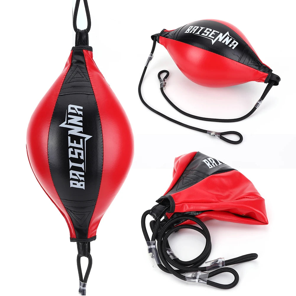 Boxing Punching Ball Training Reaction Speed Balls PU Leather Training Hanging Swivel Speedball Home Gym Fitness Sport Equipment