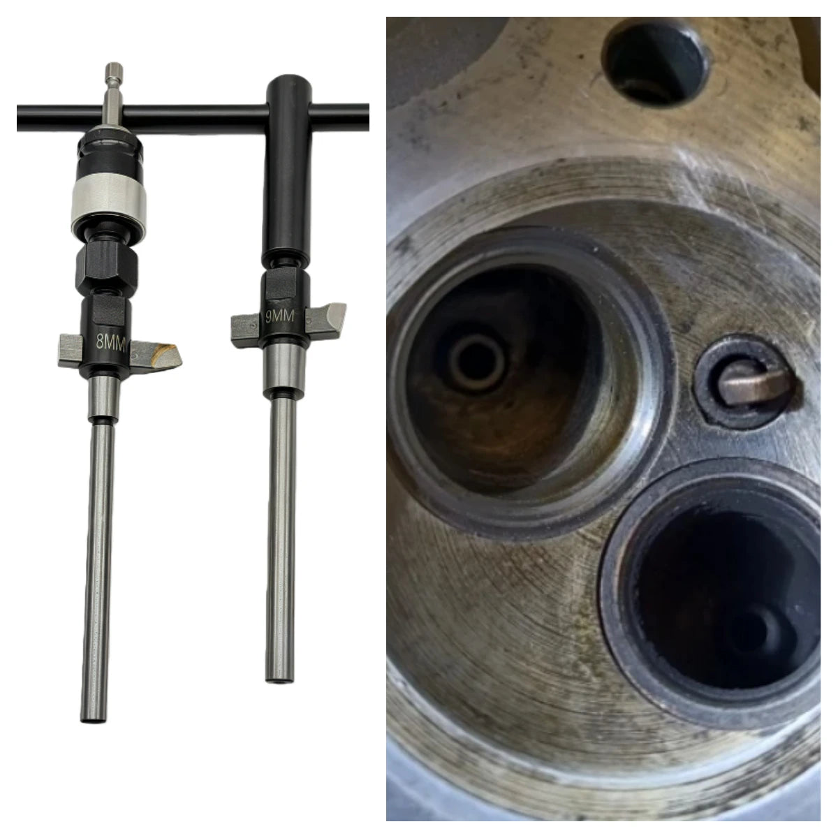 Hard Alloy Adjustable Grinding Reamer Handle Cutter for Car Motorcycle Valve Seat Repair Tool 15/30/45/55/60/65/75/90 Degree