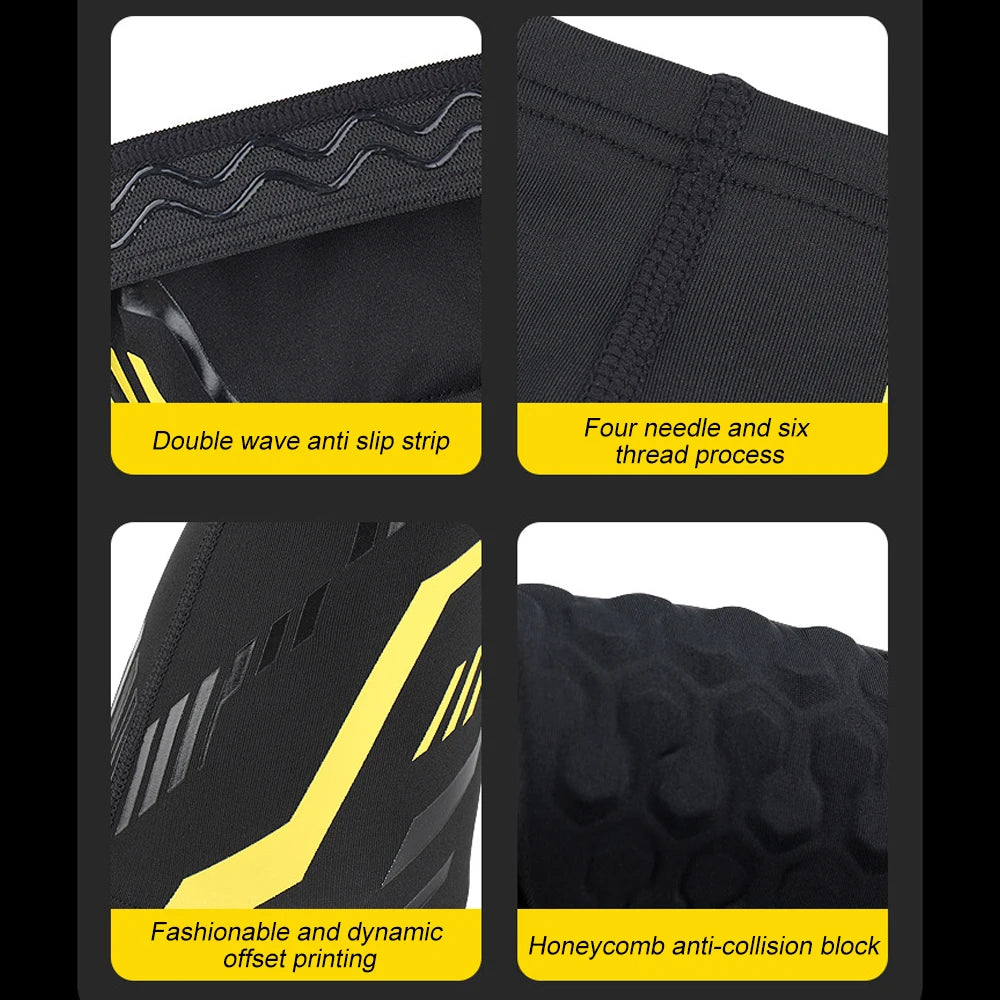 1 Pcs Sports Padded Arm Sleeve Protective Compression Elbow Pad for Basketball, Football, Volleyball, Soccer, and Gym Sport Arm Guards Home
