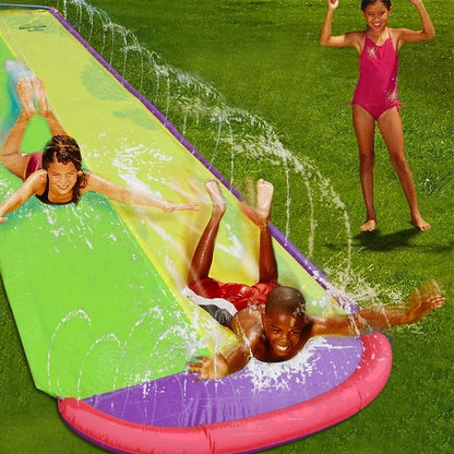 Juguetes inflables para patio al aire libre, tobogán de agua, juguete de agua para jardín de verano, amigo familiar, deslizadores de agua interactivos, regalo