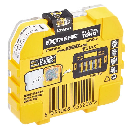 DEWALT DT70555T FLEXTORQ PH2 25mm Impact Screwdriver Bit Set, 25 Pieces, with Mini Storage Box, Fasteners, and Power Tool Accessories