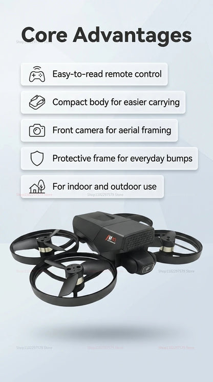 Dron M8 GPS FPV con Cámara 8K, Quadcopter Plegable con Motor sin Escobillas, Evitación de Obstáculos de 360 Grados, WiFi FPV, Retorno Automático RC para Adultos