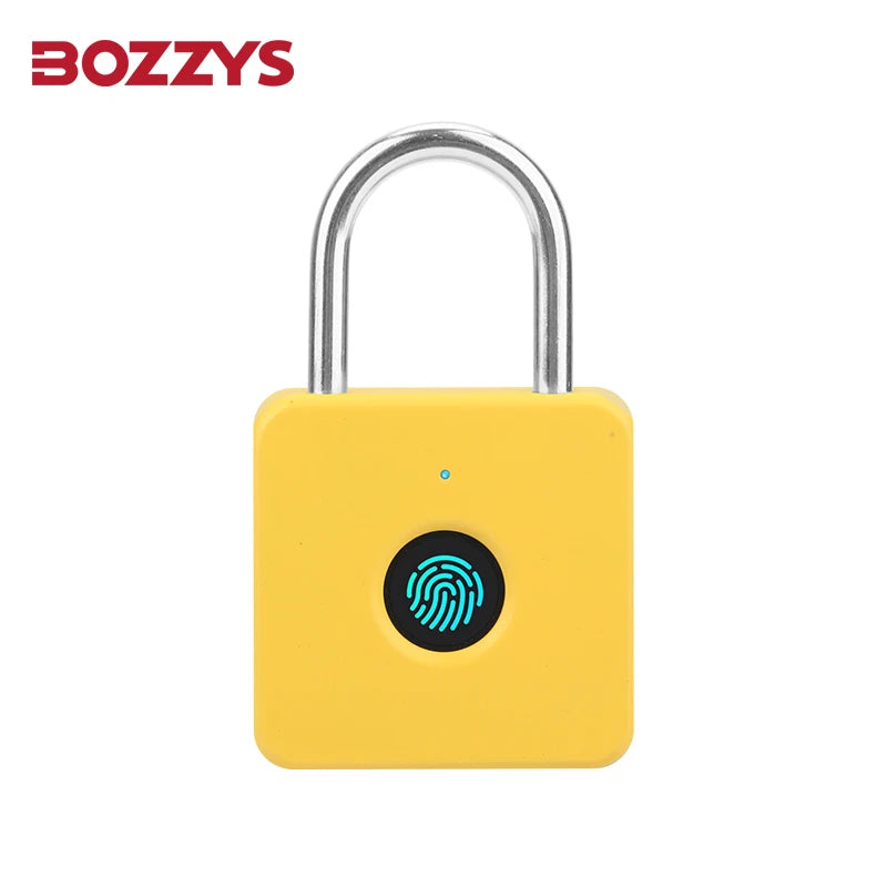 Smart Fingerprint Padlock 0.5s Unlock IP55 Waterproof Type-C Rechargeable for Luggage, Gym, Office, Zinc Alloy Anti-Theft Lock