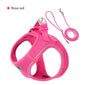 Dog Harness Leash Set for Small Medium Dog Adjustable Reflective Puppy Cat Harness Pet Vest Chihuahua Dachshund Outdoor Walking
