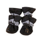 4pcs/set Waterproof Pet Dog Shoes Anti-slip Rain Boots Footwear for Small Cats Dogs Puppy Pet Booties Pet Paw Accessories