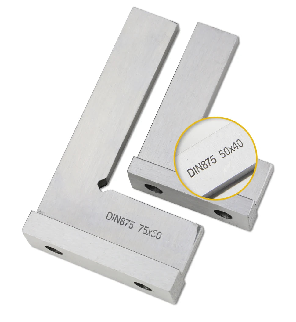 90 Degree Flat Edge Square Ruler Carpentry Square Metal Angle Measuring Tool Multi Carpentry Square Woodworking Tools Try Square