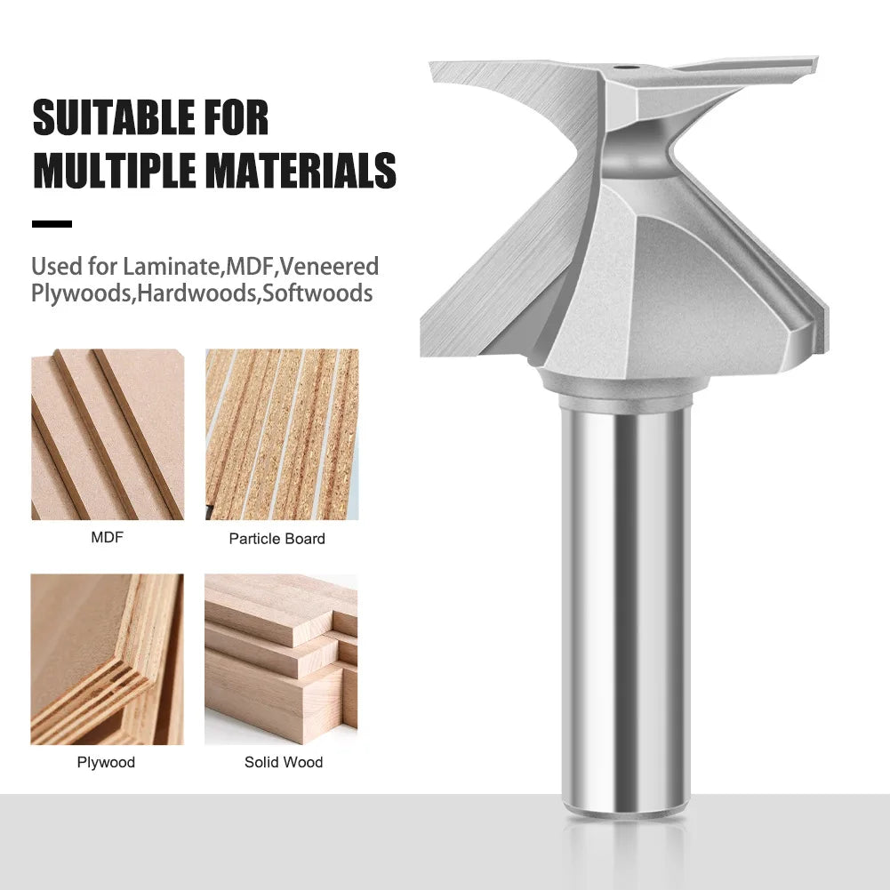 Arc Bending Integrated Router Bit R10 R18 R30 R50 Radius Forming Cutter for Wood Door Wall Panel Cabinet MDF Plywood Woodworking
