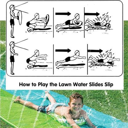 Juguetes inflables para patio al aire libre, tobogán de agua, juguete de agua para jardín de verano, amigo familiar, deslizadores de agua interactivos, regalo