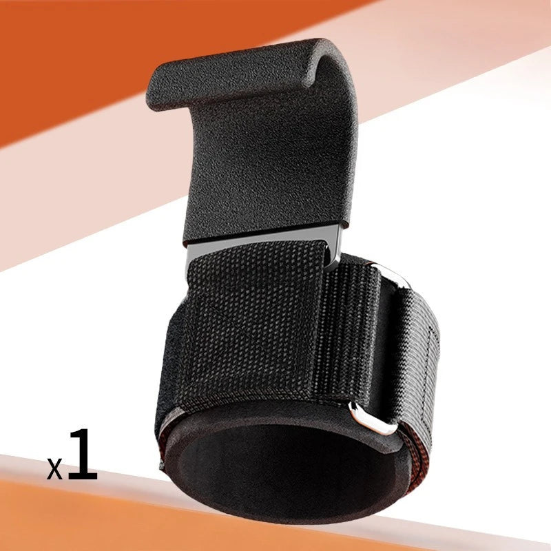 Weightlifting lifting hooks with wrist straps, gym bar straps, weightlifting hook straps, pull-up straps, powerlifting gloves