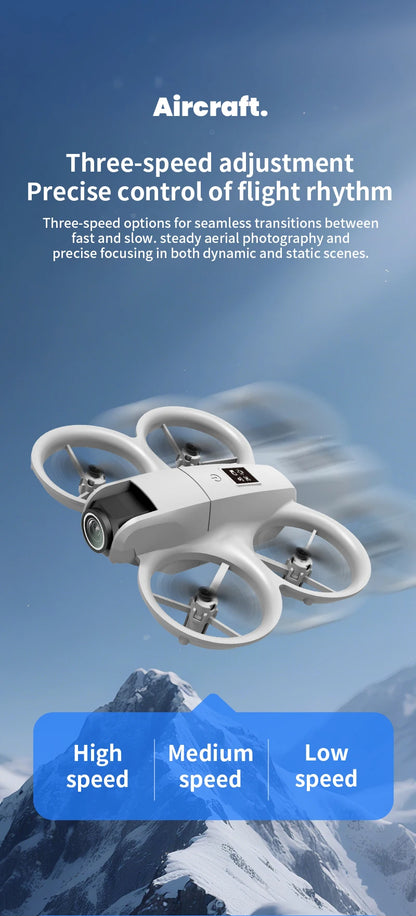 Mini Dron H135 4K Profesional con Cámara Dual, Modo Sin Cabeza, Evitación de Obstáculos, WiFi FPV, Dron 360 °   Helicóptero de Juguete RC Quadcopter