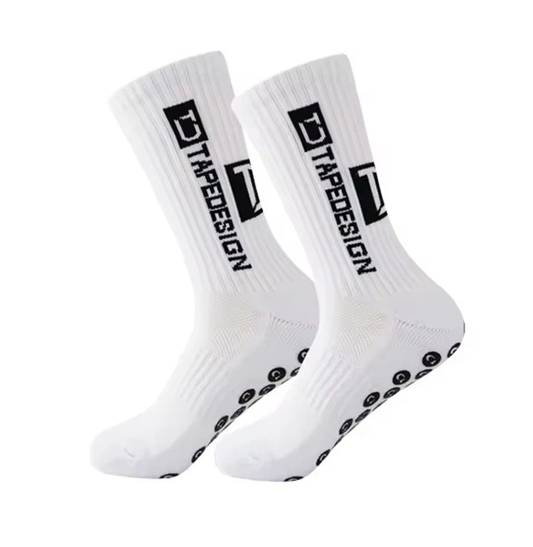 High Quality Wear-Resistant Football Socks Soft Breathable Thick Sports Socks Adhesive Anti Slip Sweat Absorbing Football Socks