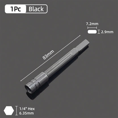 Drill Bit Extension Rod Magnetic Screwdriver Bit Holder 1/4 Hex Driver Socket Adapter Power Tools For Leatherman Surge Wave Plus
