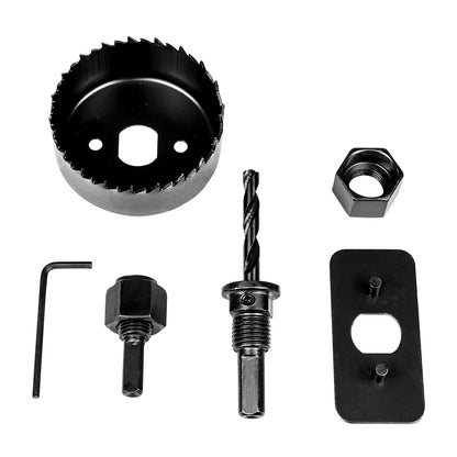 11/16pcs woodworking hole saw set drill bit carbon steel 19-127mm hole cutter set for plasterboard ceiling wood hole saw kit