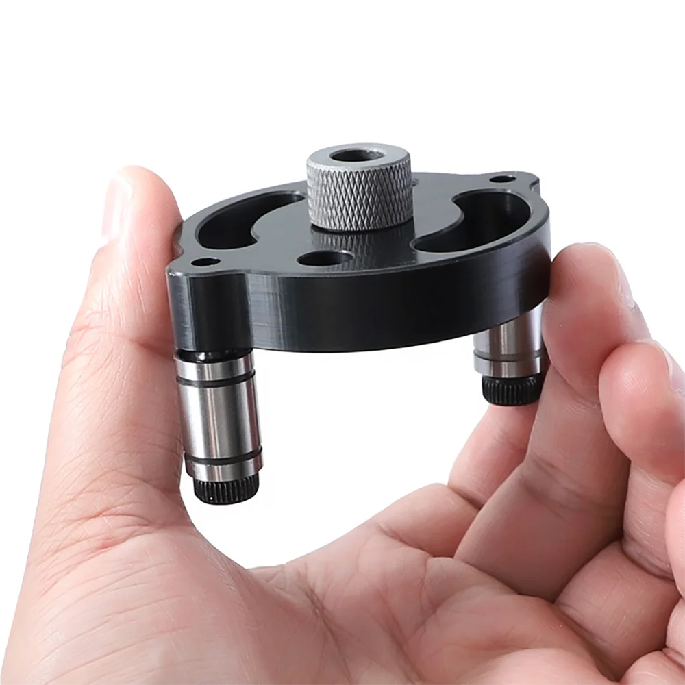 Kit de guía para espigado autocentrante - Guía de taladrado manual para orificios rectos y uniones de madera | Herramienta de carpintería de 3-10 mm para muebles de bricolaje