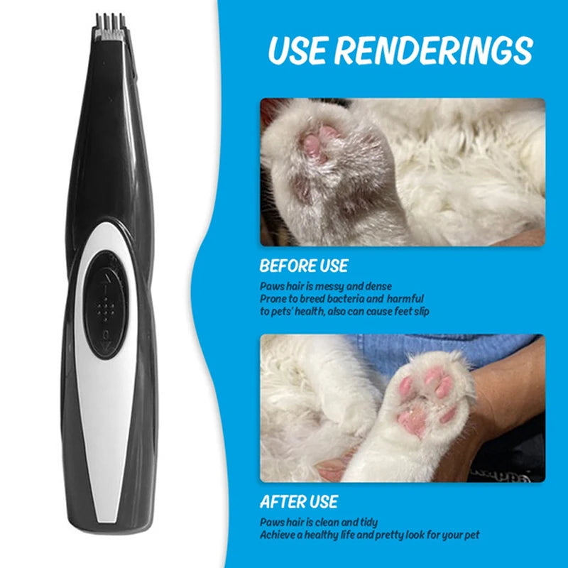 Electric Pet Clipper Grooming Kit for Dogs, Rechargeable Trimmer for Cat Hair Removal, Professional Grooming Set