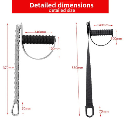 Wrist Strengthener Adjustable Resistance Grip Forearm Trainer Gym Equipment for Barbell Attachment Arm Muscle Training Fitness