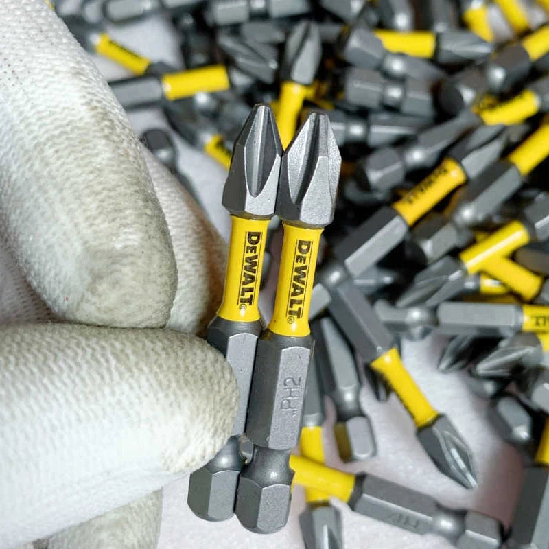DEWALT Magnetic Impact Driver Bit Set PH2 Pivoting Bits Holder Extend 1/4" 6.35mm Hex Shank Electric Drill Accessories