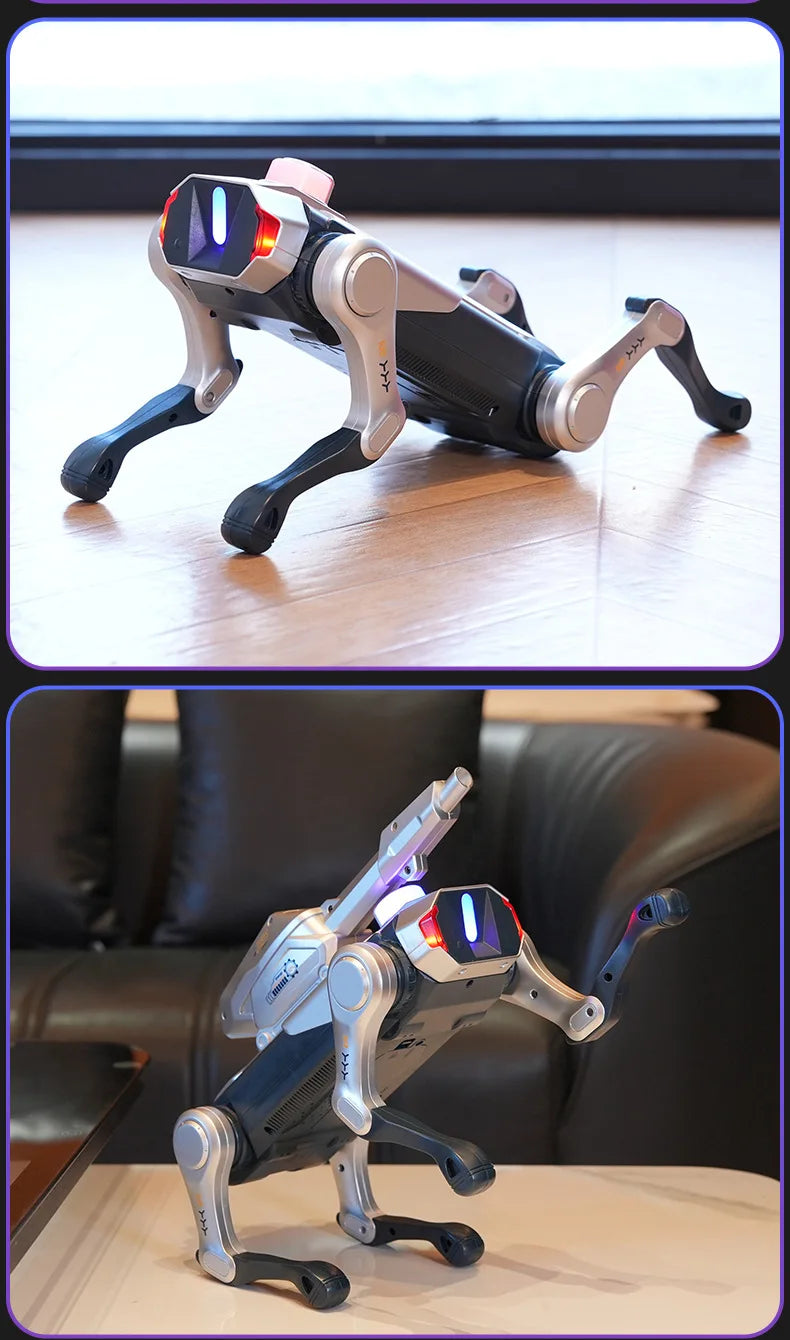 Jjrc Nuevo Perro Robot Interactivo Inteligente con Control Remoto, Canta, Baila y Programable, Mascota Electrónica, Juguete Transfronterizo