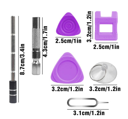 115-in-1 Magnetic Screwdriver Bit Kit, Torx Phillips Screwdriver Set with Removal Wrench, Repair Hand Tools for Phone & PC