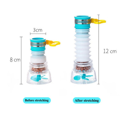 Universal 360° Rotating Faucet Aerator Swivel Water Saving Nozzle Kitchen Sink Faucet Attachment Accessories