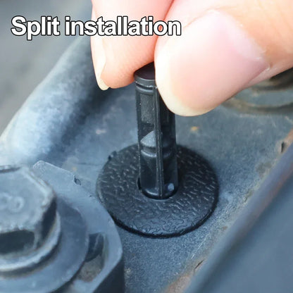 100/50pcs Car Plastic Fairing Rivet Setting Panel Fastener Clips 3 Size Mix Push Pin Auto Fastener 6mm 7mm 8mm Interior