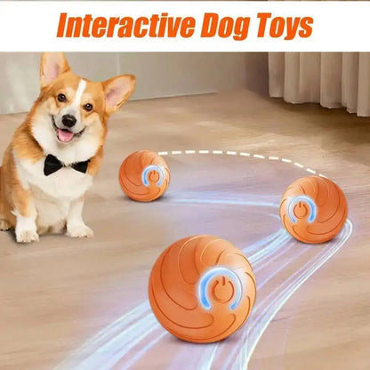 Smart Dog Toys Ball Electronic Interactive Pet Toy Moving Ball USB Automatic Moving Bouncing for Puppy Birthday Gift Cat Product
