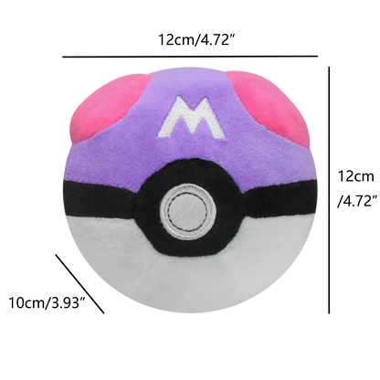Master Ball Great Ball Ultra Ball Poké Ball juguetes de peluche animales de peluche suaves mochila de dibujos animados colgante decoración juguete cumpleaños