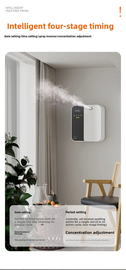 500ml Smart Aroma Diffuser - Bluetooth, Auto Spray, 1000m³ Coverage & Odor Elimination for Home/Commercial (Hotel/Bar/Spa)