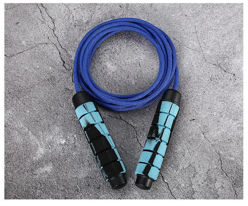Jump Rope CrossFit Boxing Heavy Skipping Rope Foam Grip Handles for Fitness Workouts Endurance Strength Training