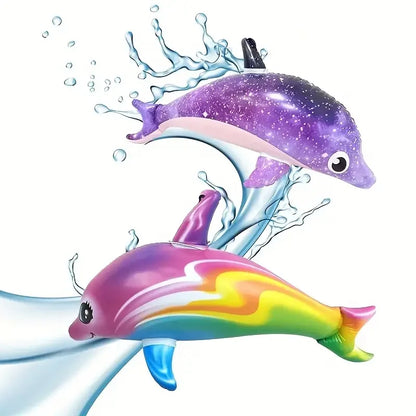 Delfines y Tiburones Inflables, Juguetes para Fiestas en la Piscina, Juguetes Inflables de Animales Marinos, Regalos para Fiestas Temáticas de Verano en la Piscina