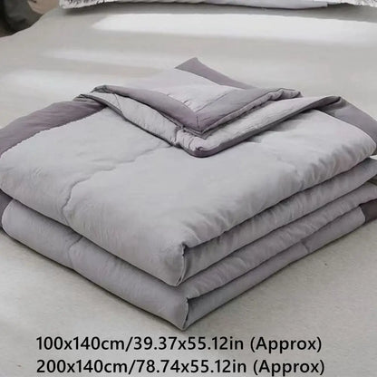 New Double Sided Cooling Blanket Skin-Friendly Breathable Conditioning Quilt Cold Effect Lightweight Cooler Quilt Spring Summer