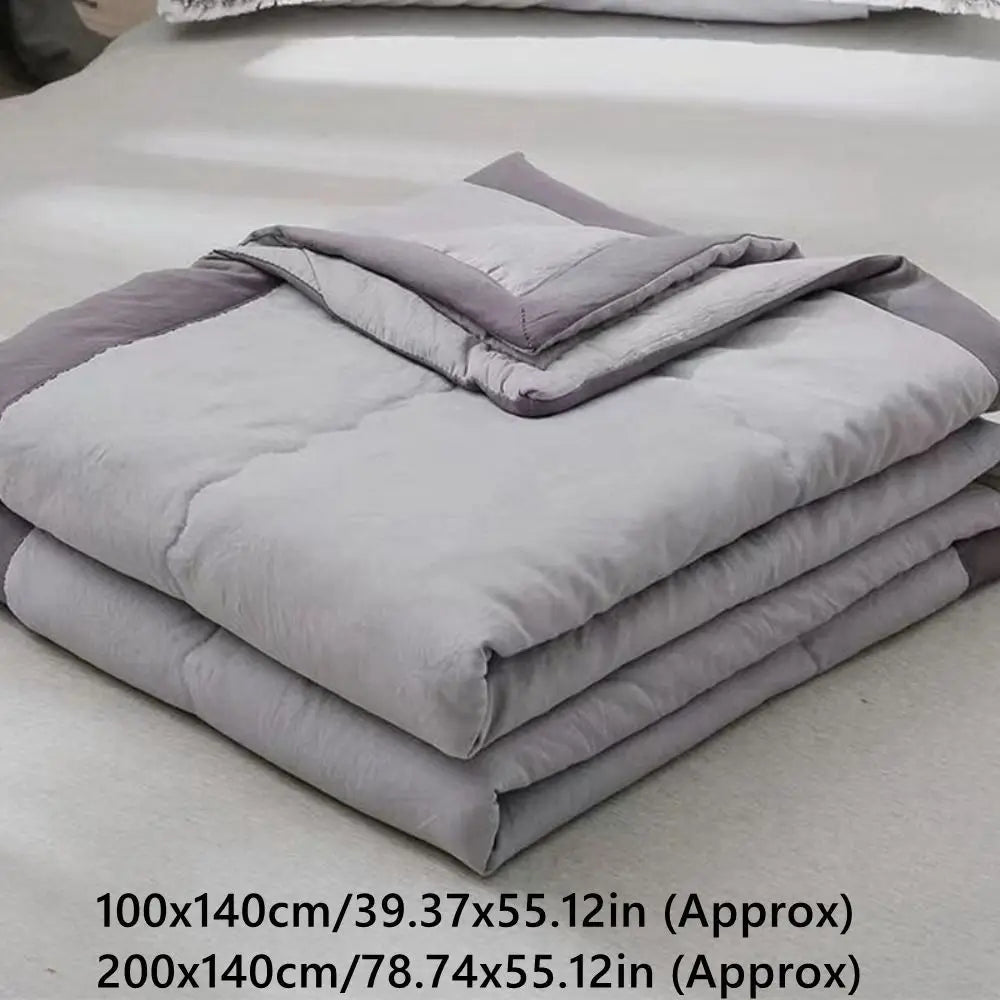 New Double Sided Cooling Blanket Skin-Friendly Breathable Conditioning Quilt Cold Effect Lightweight Cooler Quilt Spring Summer