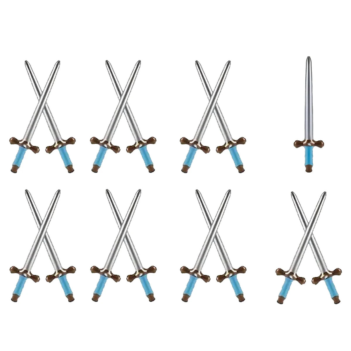 15 Espadas Inflables de PVC para Fiestas, Regalos para Eventos, Ideales para Carnavales, Cumpleaños, Bodas, Decoración